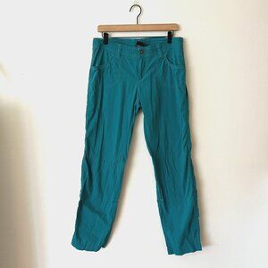 Kuhl Women's Teal Lightweight Adjustable Hem Hiking Outdoor Pants Size 10